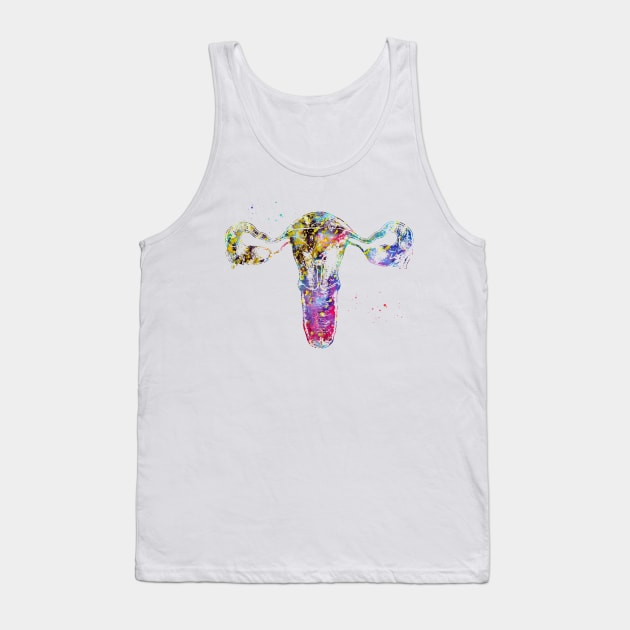 Female Reproductive System Tank Top by erzebeth